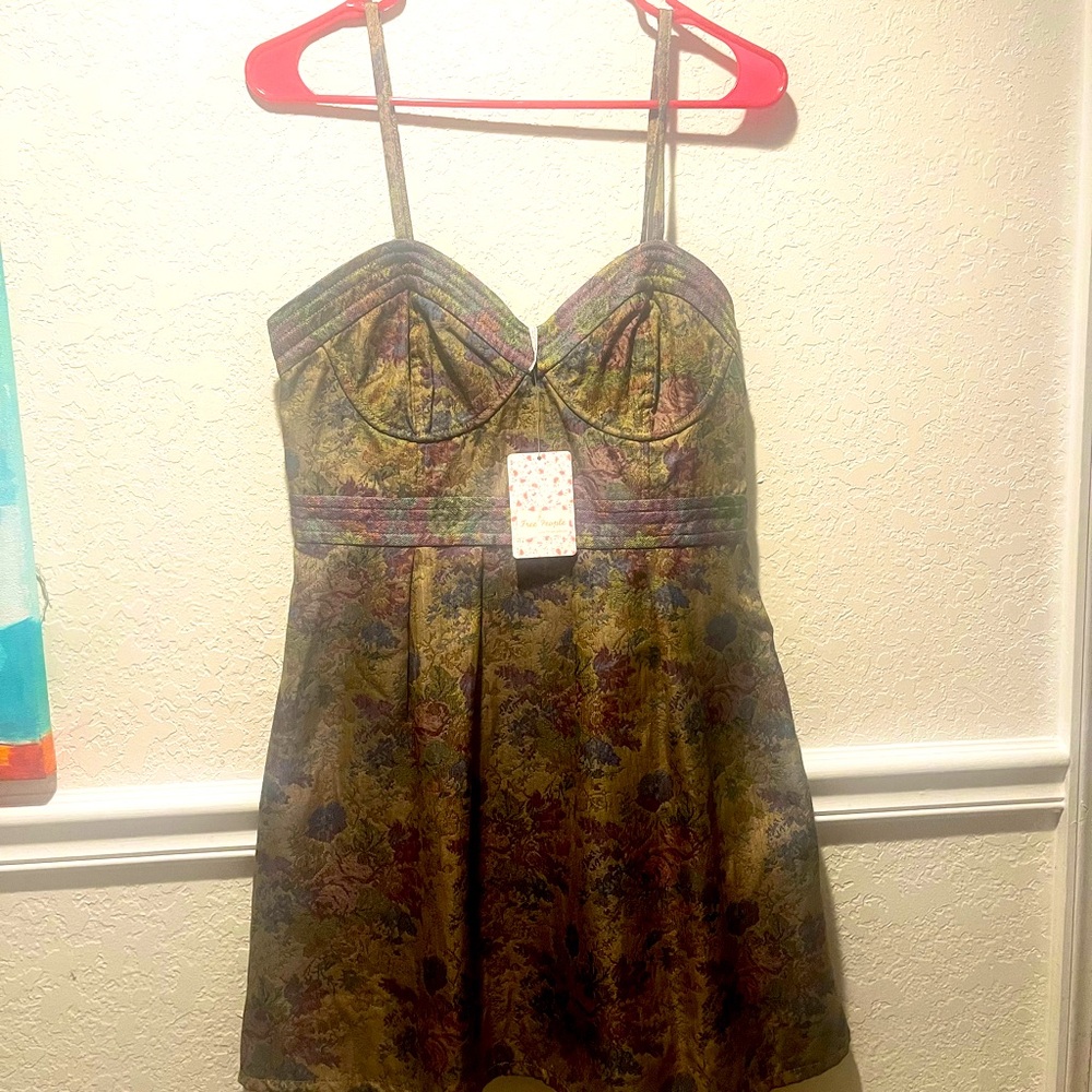 Free People Floral Print Dress